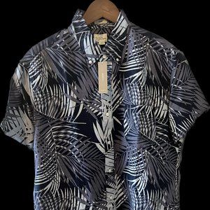 🌴 Tropical 100% Linen J.Crew Button Down | Slim Fit Men's L |  New w Tags 🌴